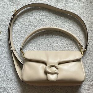 Coach tabby bigger size in cream